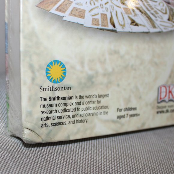 3/$55❤️Make Your Own Stegosaurus hardcover book DK Smithsonian dinosaur model - Picture 4 of 6